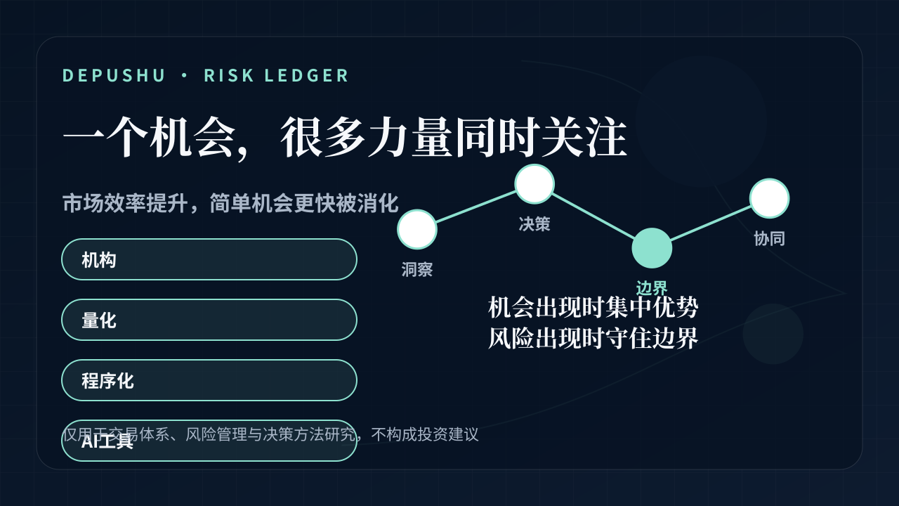 机构、量化、程序化、AI 工具竞争升级