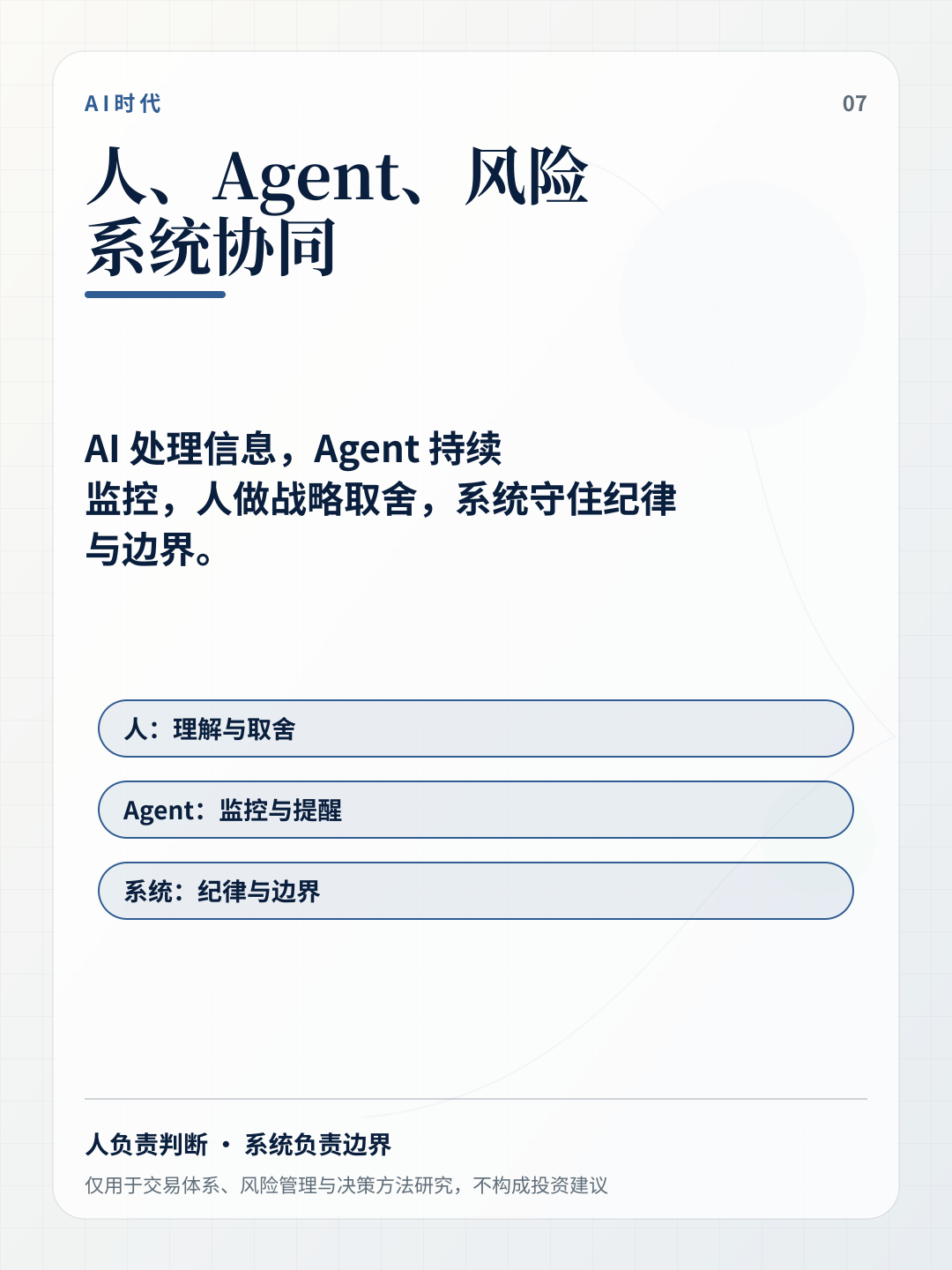 人、Agent、风险系统协同
